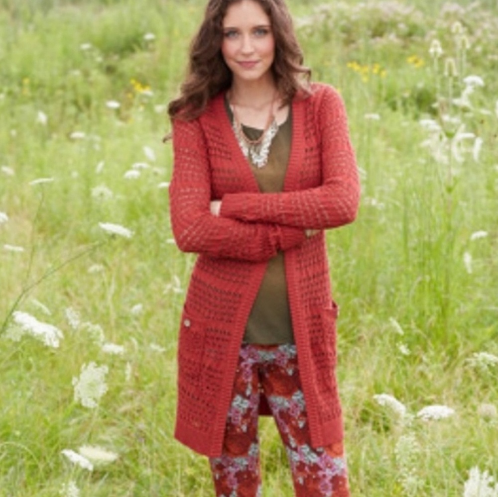 Matilda Jane Crochet Henna Duster Cardigan